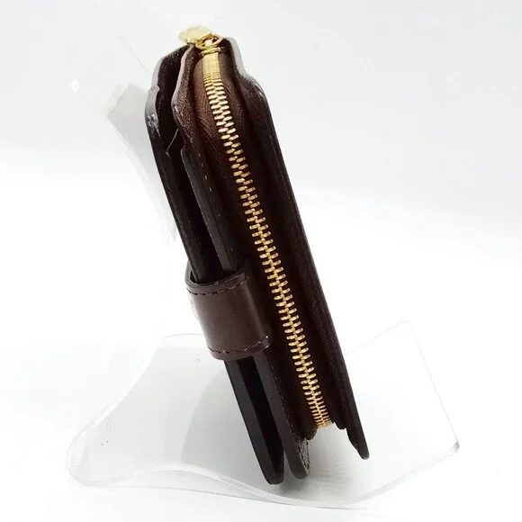 Authentic Louis Vuitton Brown Damier Wallet mn516-020626 - Picture 4 of 9